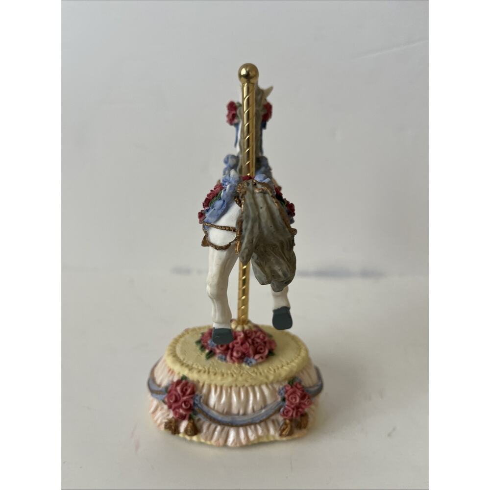Vintage Heritage House Melodies County Fair Collection Carousel Music Box #2160 - Picture 4 of 9